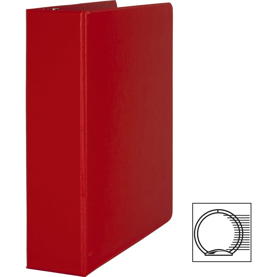 Business Source Basic Round Ring Binders - Left