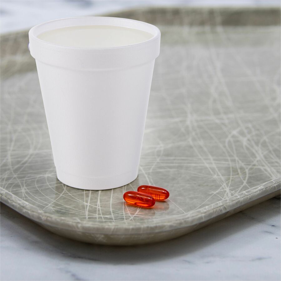 Dart J Cup 20 oz Insulated Foam Cups - 20 fl oz - Round - White - Foam - Beverage, Coffee, Cappuccino, Soft Drink, Juice, Hot Drink, Cold Drink, Iced Tea, Smoothie - 20/Pack - 25 / Carton