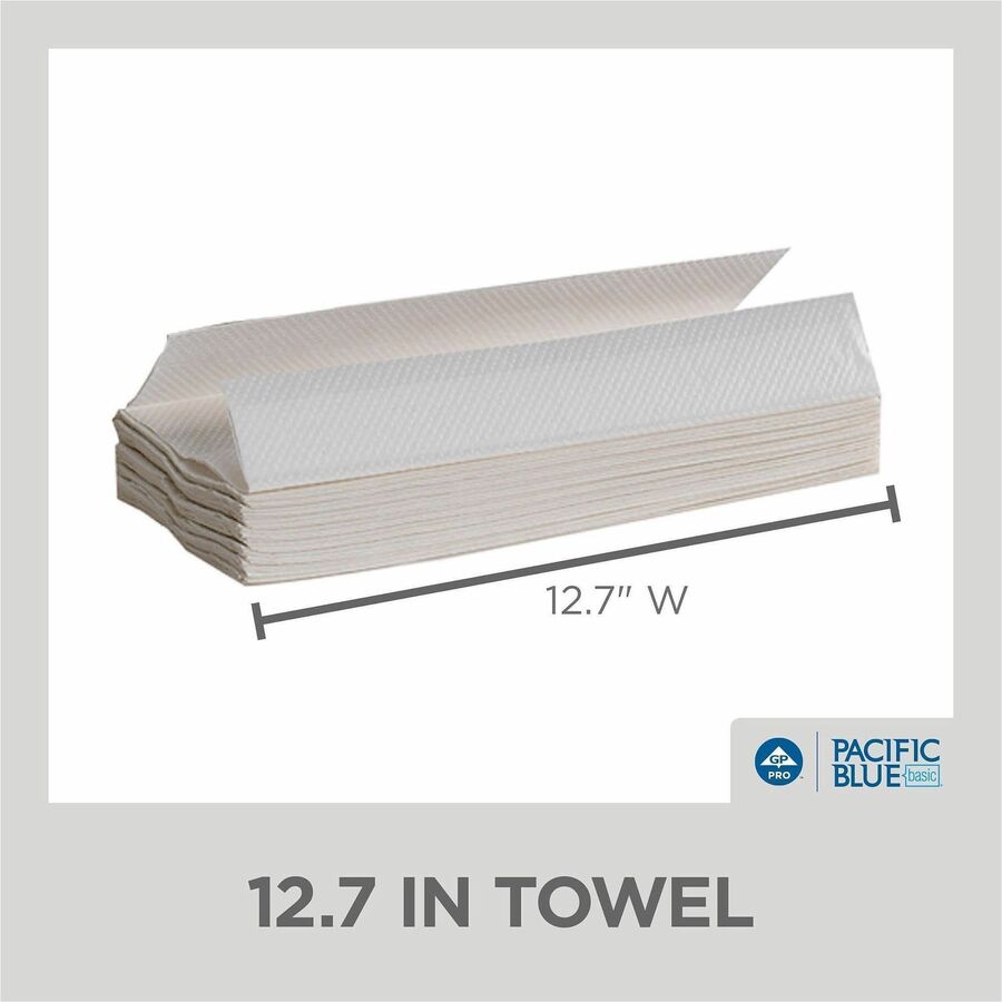 Pacific Blue Basic C-Fold Recycled Paper Towel - Alternate-Image3