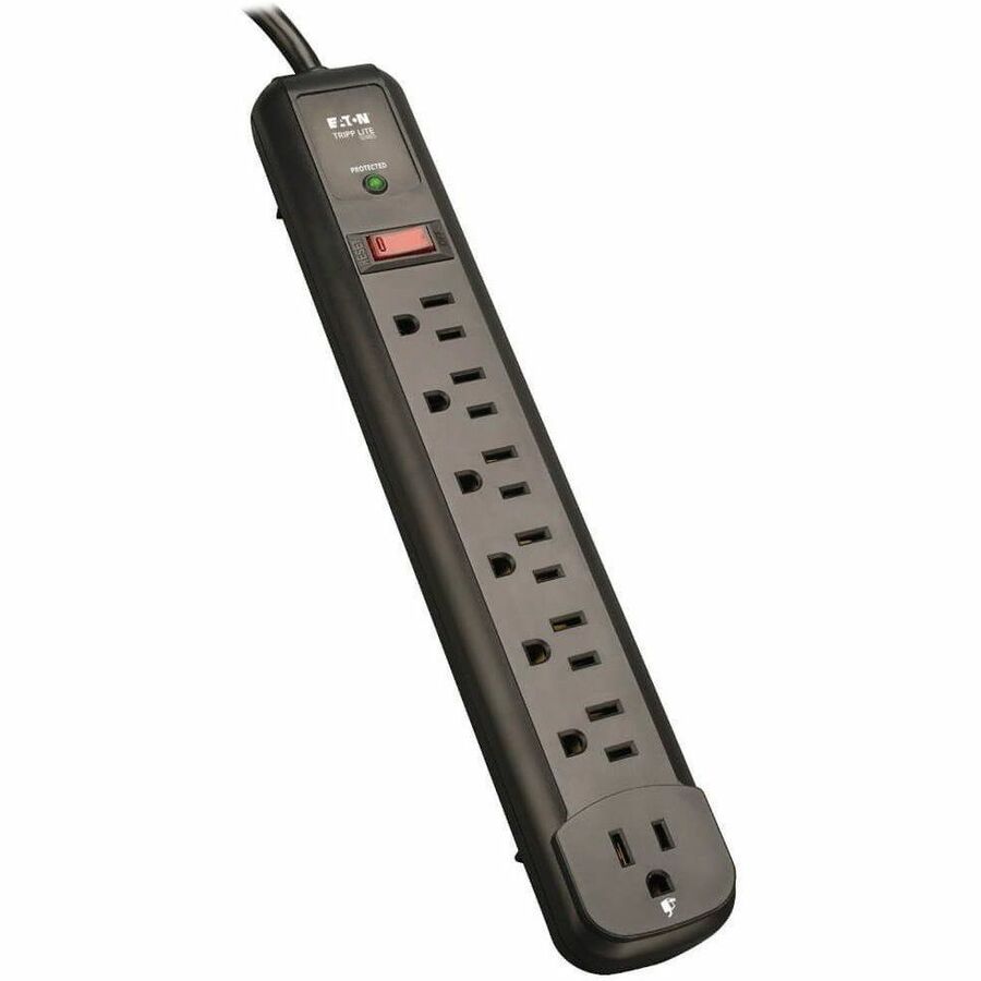 Tripp Lite series Protect It! 7-outlet Surge Suppressor - 7 x NEMA 5-15R - 1800 VA - 1080 J - 120 V AC Input - 4 ft