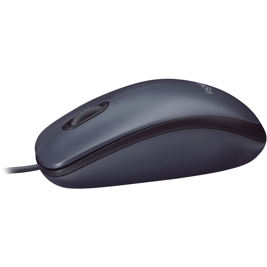 Logitech B100 Optical USB Mouse - Optical - Cable - Black - USB - 800 dpi - Scroll Wheel - 3 Button(s) - Symmetrical - 1 Each
