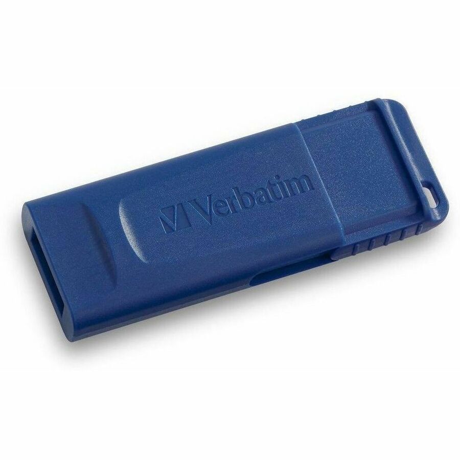 Verbatim 8GB USB Flash Drive - Blue - 8 GB - USB 2.0 Type A - Blue - 5 Year Warranty - 1 Each