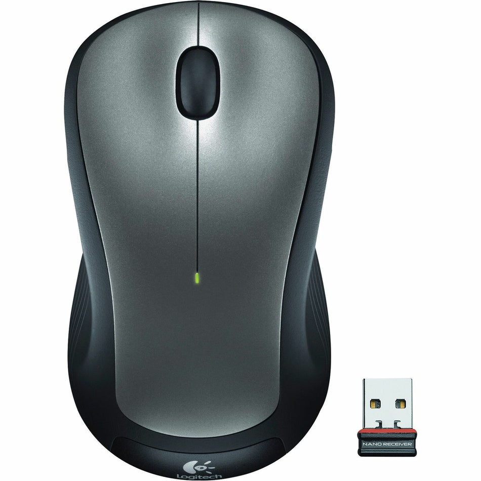 Logitech M310 Wireless Mouse - Optical - Wireless - 32.81 ft - Radio Frequency - 2.40 GHz - Silver - USB - 1000 dpi - Scroll Wheel - 3 Button(s) - Symmetrical - 1 Each