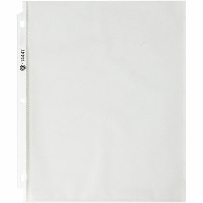 Business Source Economy Weight Sheet Protectors - 100/Pack - 2 mil Thickness