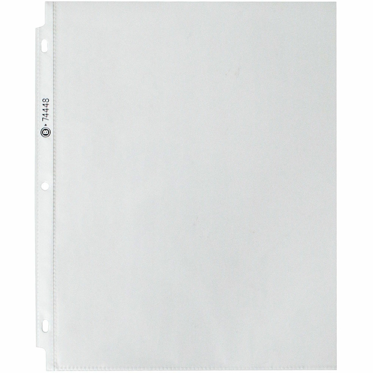 Business Source Economy Weight Sheet Protectors - 11" Height x 9" Width x 2 mil Thickness - For Letter 8 1/2" x 11" Sheet - Ring Binder - Rectangular - Semi Clear - Polypropylene - 200 / Box