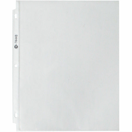 Business Source Economy Weight Sheet Protectors - 11" Height x 9" Width x 2 mil Thickness - For Letter 8 1/2" x 11" Sheet - Ring Binder - Rectangular - Semi Clear - Polypropylene - 200 / Box