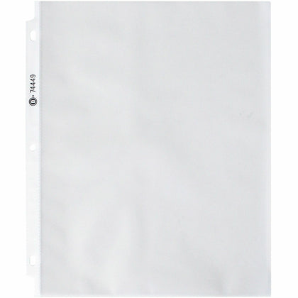 Business Source Sheet Protectors - Letter Size Top-loading Clear Polypropylene - 100/Box