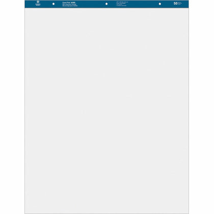 Business Source Standard Easel Pad: 50 Sheets 27’’ x 34’’ - White Paper - Pads
