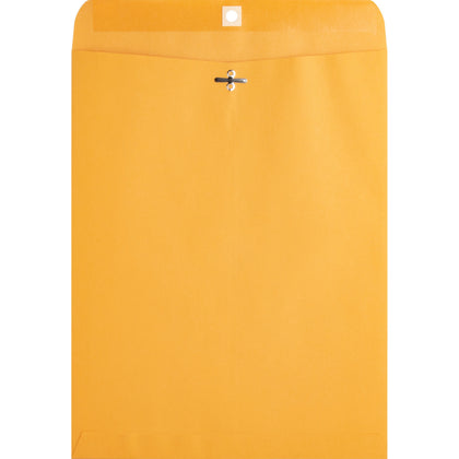 Business Source Heavy-duty Clasp Envelopes - #97 - 10x13 - 28 lb - Kraft - 100/Box