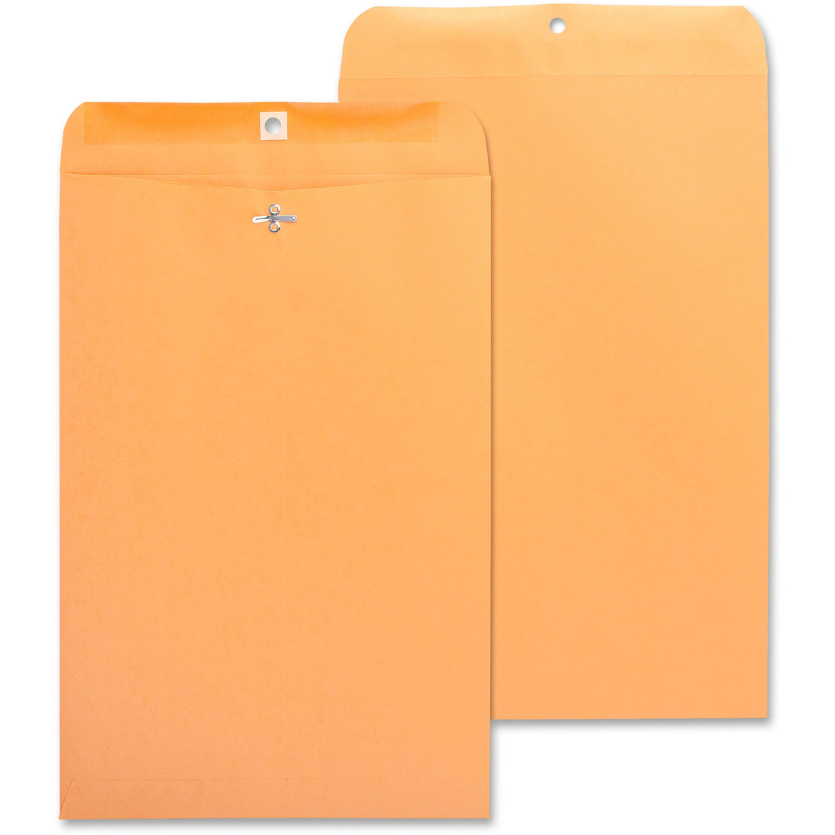 Business Source Heavy-duty Clasp Envelopes - Clasp - #98 - 10" Width x 15" Length - 28 lb - Clasp - Kraft - Kraft - 100 / Box