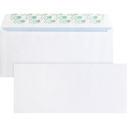 Business Source #10 Envelopes - Peel & Seal - White Wove - 500/Box