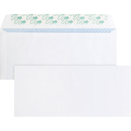 Business Source Regular Tint Peel/Seal Envelopes - Business - #10 - 9 1/2" Width x 4 1/8" Length - 24 lb - Peel & Seal - White - Wove - 500 / Box