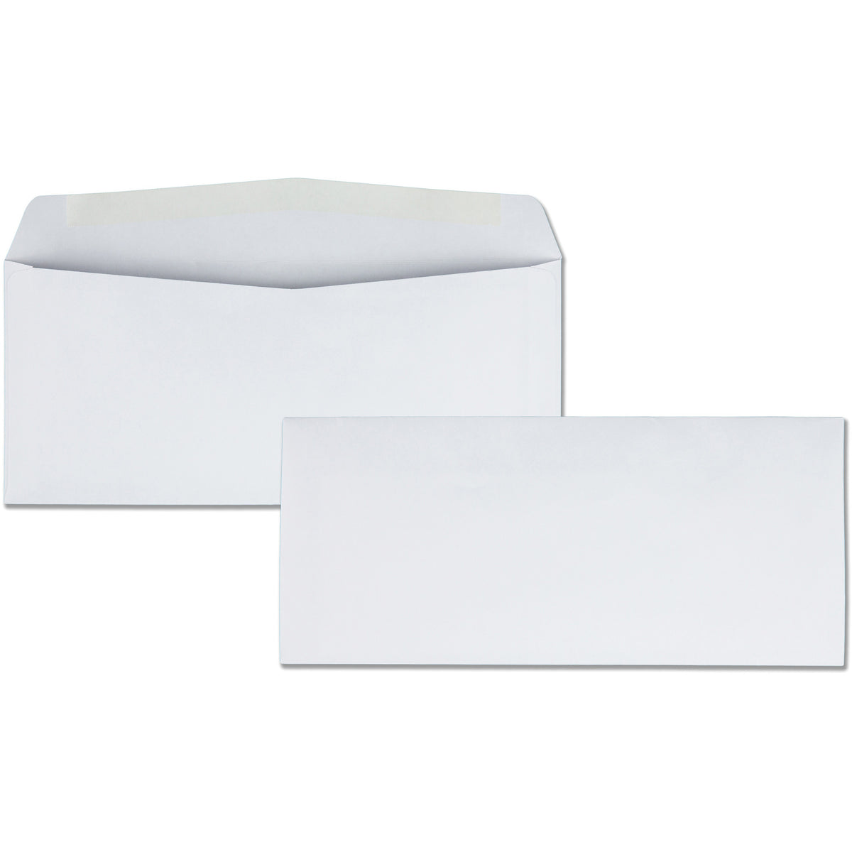 Business Source Regular Business Envelopes - Commercial - #10 - 9 1/2" Width x 4 1/8" Length - 24 lb - Gummed - White - Wove - 500 / Box