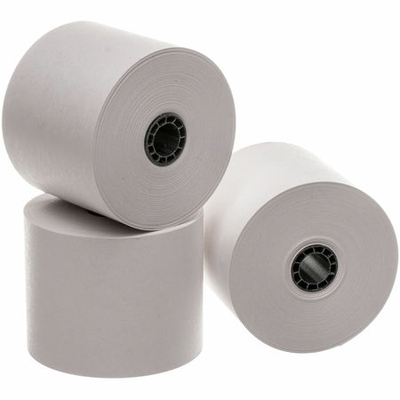 Business Source Single-ply 150' Adding Machine Rolls - 2 1/4" x 150 ft - 13.80 lb Basis Weight - Sustainable Forestry Initiative (SFI) - White - 100 / Carton