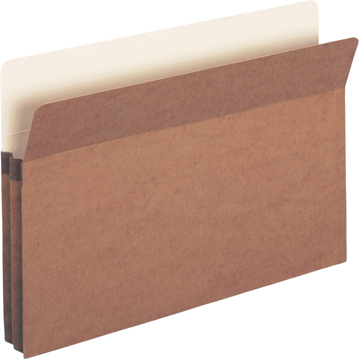 Business Source Straight Tab Cut Legal Recycled File Pocket - 8 1/2" x 14" - 1 3/4" Expansion - Redrope - Redrope - Tear Proof, Tyvek Gusset, Reinforced Gusset - 30% Recycled - 25 / Box