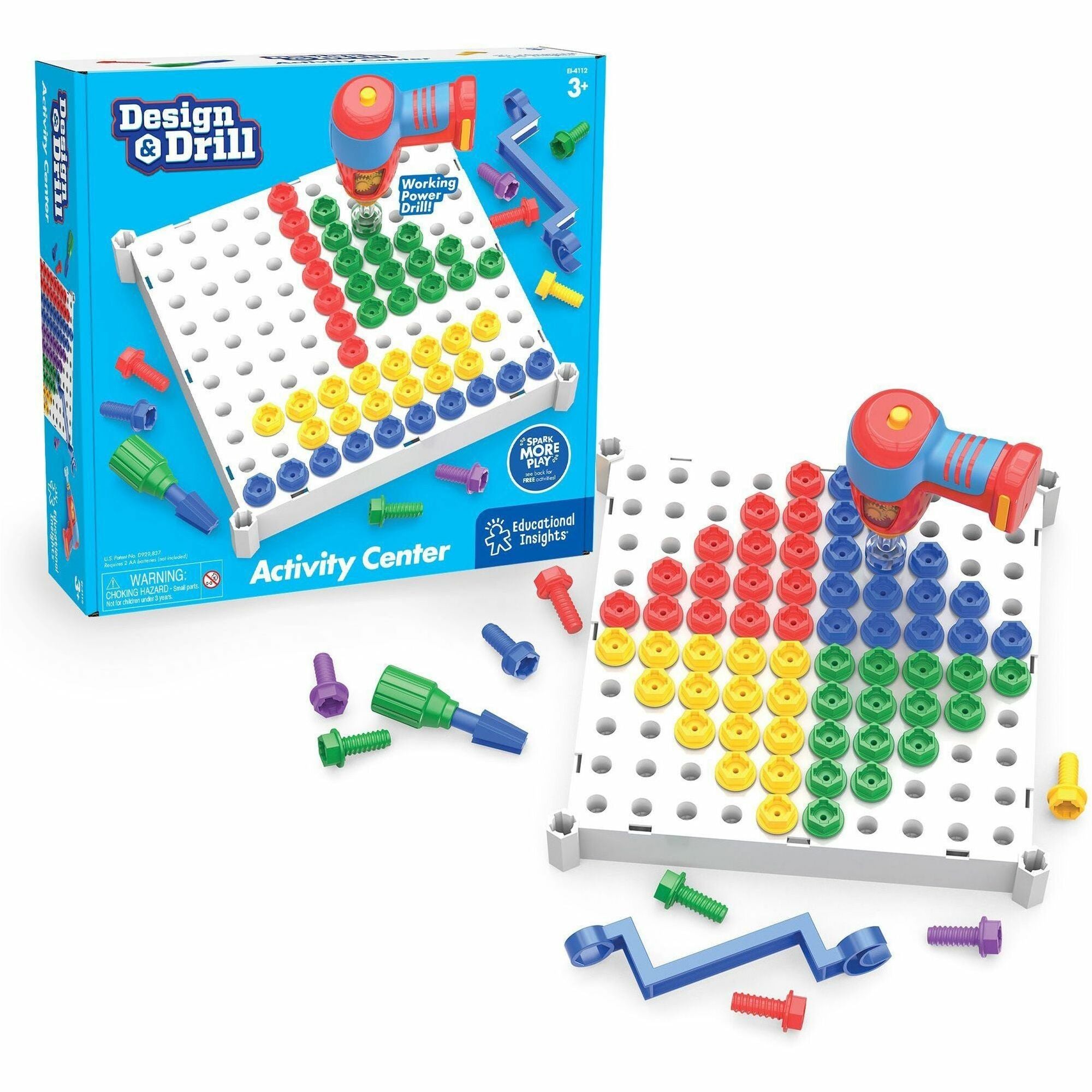 Educational Insights Design/Drill Activity Center - Construction Set - Theme/Subject: Learning - 3-6 Year