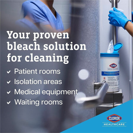 Clorox Healthcare Bleach Germicidal Wipes Bucket - Alternate-Image5