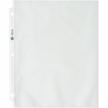 Business Source Nonglare Top-loading Sheet Protectors - 11" Height x 9" Width x 3.3 mil Thickness - For Letter 8 1/2" x 11" Sheet - Rectangular - Non-glare - Polypropylene - 50 / Box