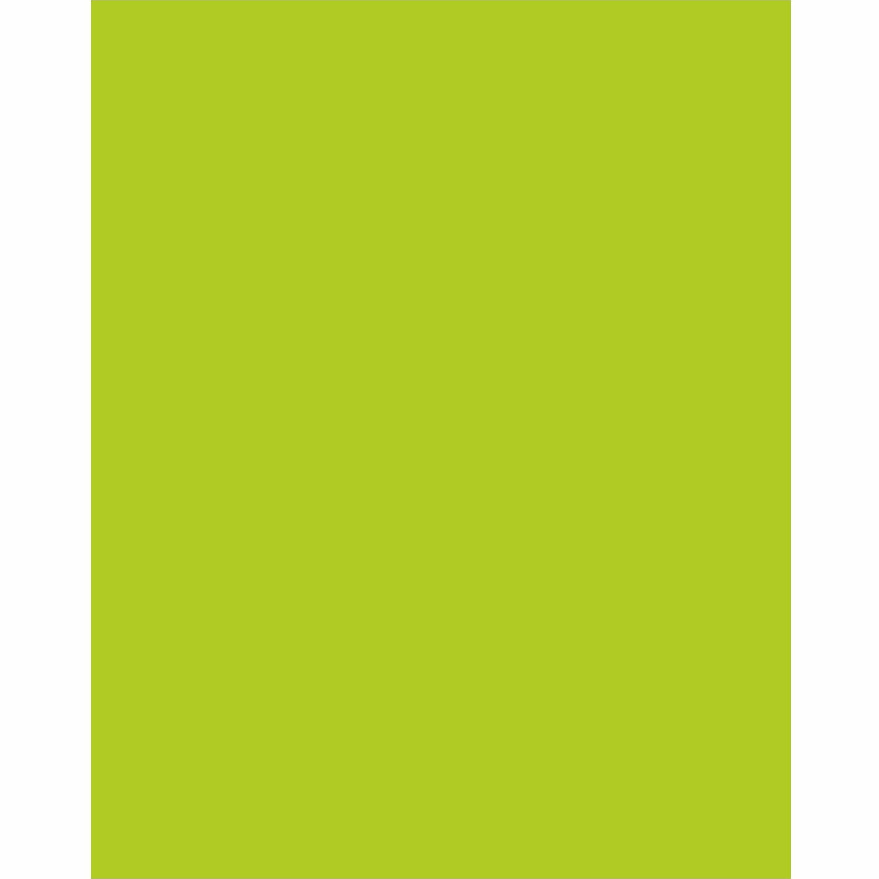 UCreate Neon Poster Board - 22" Width x 28" Length - Hot Lime - 25 / Carton