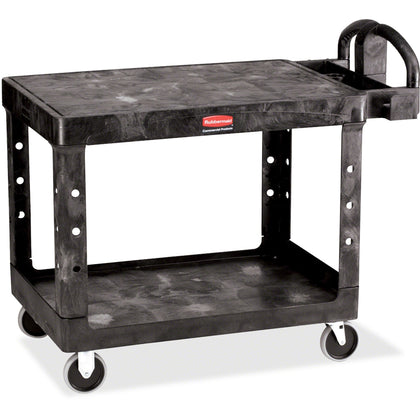 Rubbermaid Commercial 4525 Utility Cart: 2-Shelf 500 lb Capacity - Hand Trucks & Dollies