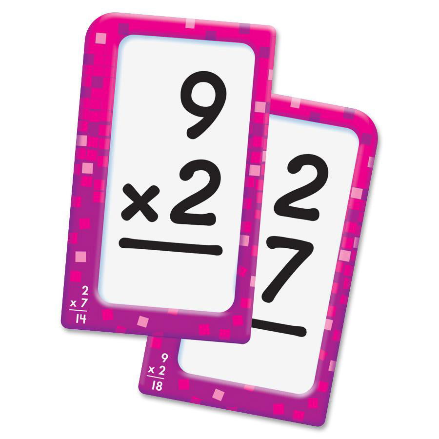 Trend Multiplication Pocket Flash Cards - Learning - Educational - 56 / Box