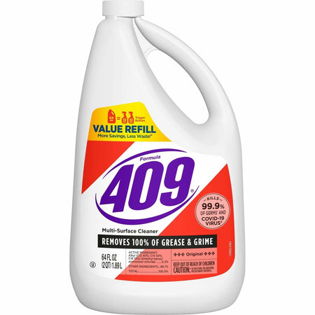 Formula 409 Multi-Surface Cleaner Refill Bottle - 64 fl oz (2 quart) - Original Scent - Disinfectant, Antibacterial, Deodorize, Non-porous, Ammonia-free, Bleach-free - White - 1 Each