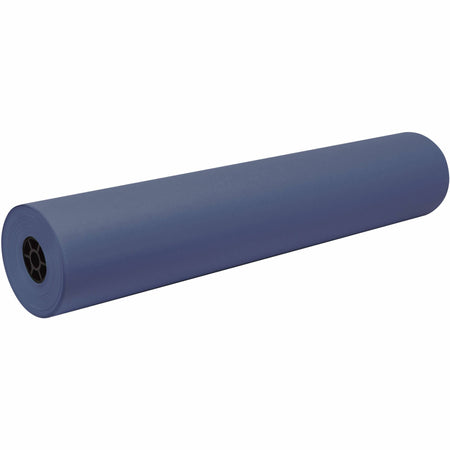 Decorol Flame-Retardant Art Paper Roll - Art, Classroom, Office, Banner, Bulletin Board - 7.40" Height x 36" Width x 1000 ft Length - Blue - Sulphite - 1 Roll