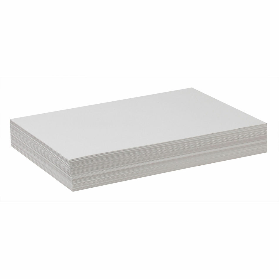 Pacon®  Standard-Weight Drawing Paper - 500 Sheets - Plain - 12" x 18" Sheet Size - White Paper - 500 / Ream
