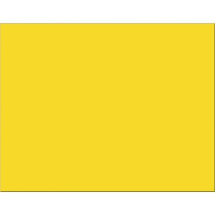 Pacon Railroad Board - Project, Art, Mat, Mounting, Block Printing, Painting, Marker, Stenciling, Poster - 28" Height x 22" Width x 1" Length - Yellow - 25 / Carton
