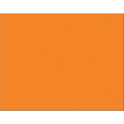 Pacon Railroad Board - Project, Art, Mat, Mounting, Block Printing, Painting, Marker, Stenciling, Poster - 28" Height x 22" Width x 1" Length - Orange - 25 / Carton