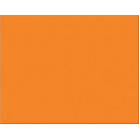 Pacon Railroad Board - Project, Art, Mat, Mounting, Block Printing, Painting, Marker, Stenciling, Poster - 28" Height x 22" Width x 1" Length - Orange - 25 / Carton