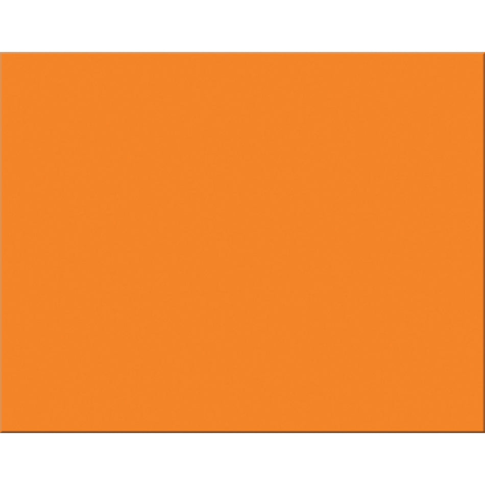 Pacon Railroad Board - Project, Art, Mat, Mounting, Block Printing, Painting, Marker, Stenciling, Poster - 28" Height x 22" Width x 1" Length - Orange - 25 / Carton