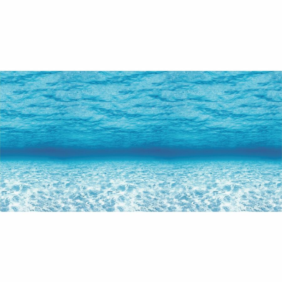 Fadeless Bulletin Board Art Paper - Bulletin Board, Display, Decoration, School, Home, Office Project, Art Project, Craft Project, Table Skirting - 2" Height x 48" Width x 50 ft Length - Blue - 1 Roll
