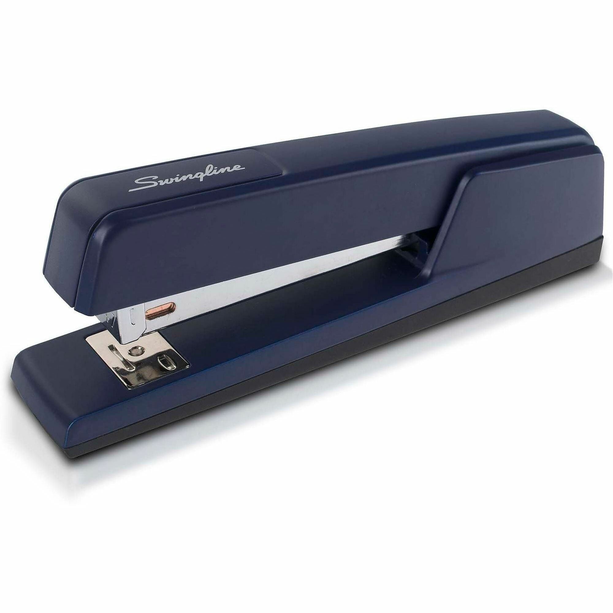 Swingline 747 Classic Stapler - Staples Upto 20 Sheet of 20lb Paper - Holds Upto 210 Staple - Full Strip - Staple Size: 0.25" - Royal Blue - Metal, Die-cast - 1 Each