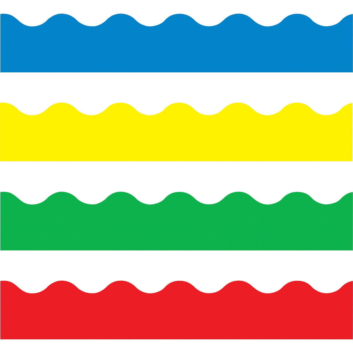 Trend Solid-colored Terrific Trimmers - Durable, Reusable, Precut - 2.25" Width x 1872" Length - Assorted - 1 / Pack