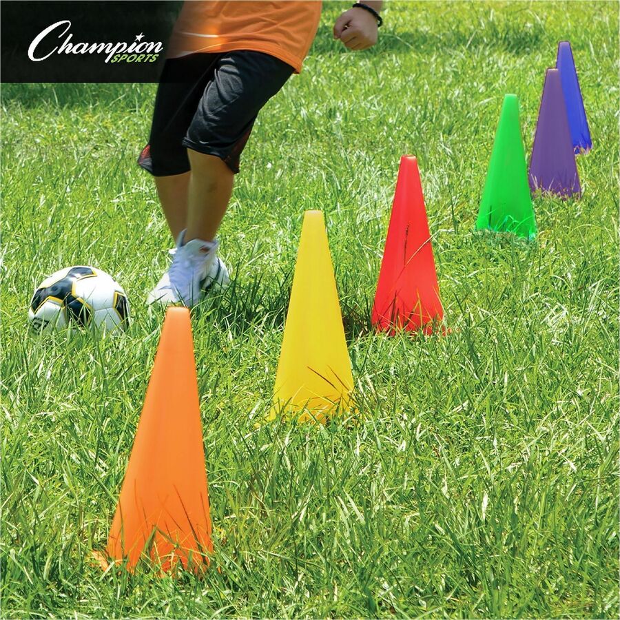 Champion Sports High Visibility Plastic Cone Set - Alternate-Image3