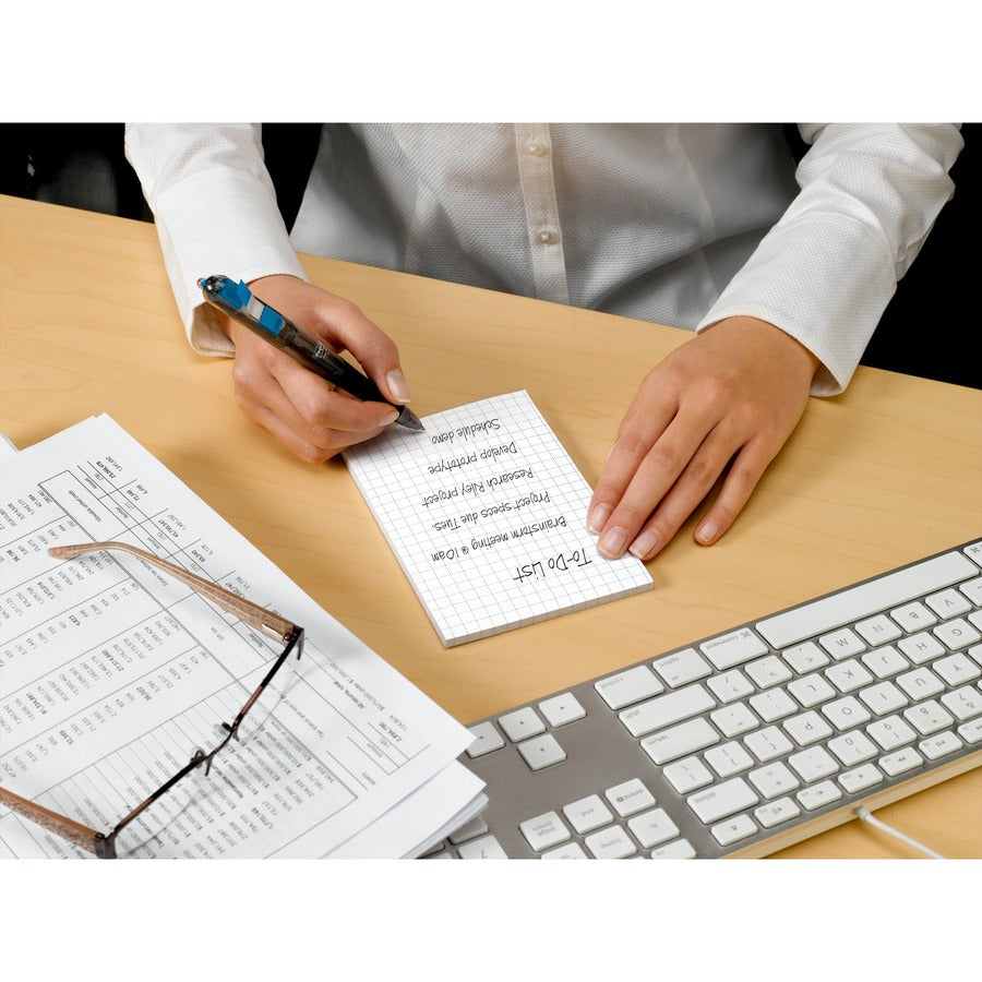 Post-it&reg; Grid-Lined Notes - Alternate-Image1