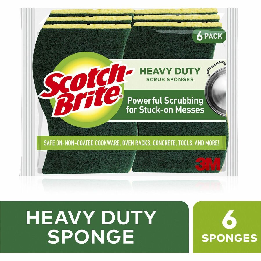 Scotch-Brite Heavy-Duty Scrub Sponges - Top