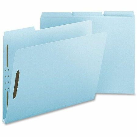 Nature Saver Letter Recycled Fastener Folder - 8 1/2" x 11" - 1" Expansion - 2 Fastener(s) - 2" for Folder - Pressboard, Tyvek - Light Blue - 100% Recycled - 25 / Box