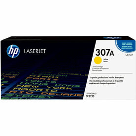 HP 307A (CE742A) Original Laser Toner Cartridge - Single Pack - Yellow - 1 Each - 2000