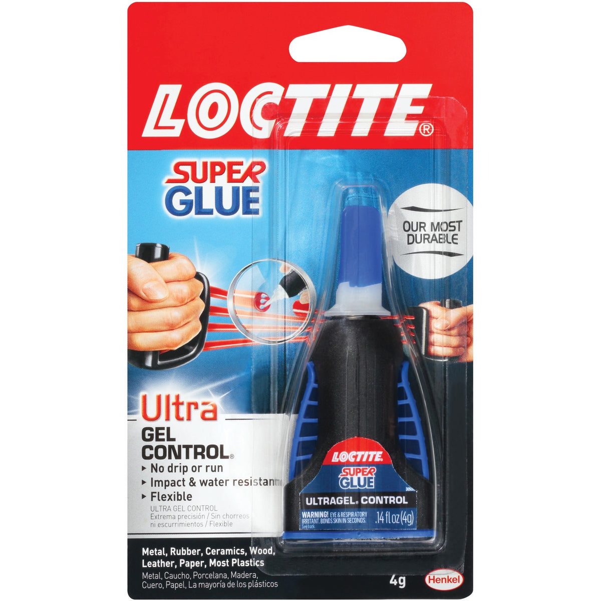Loctite Ultra Gel Control Super Glue - 0.14 fl oz - Clear - 1 Each