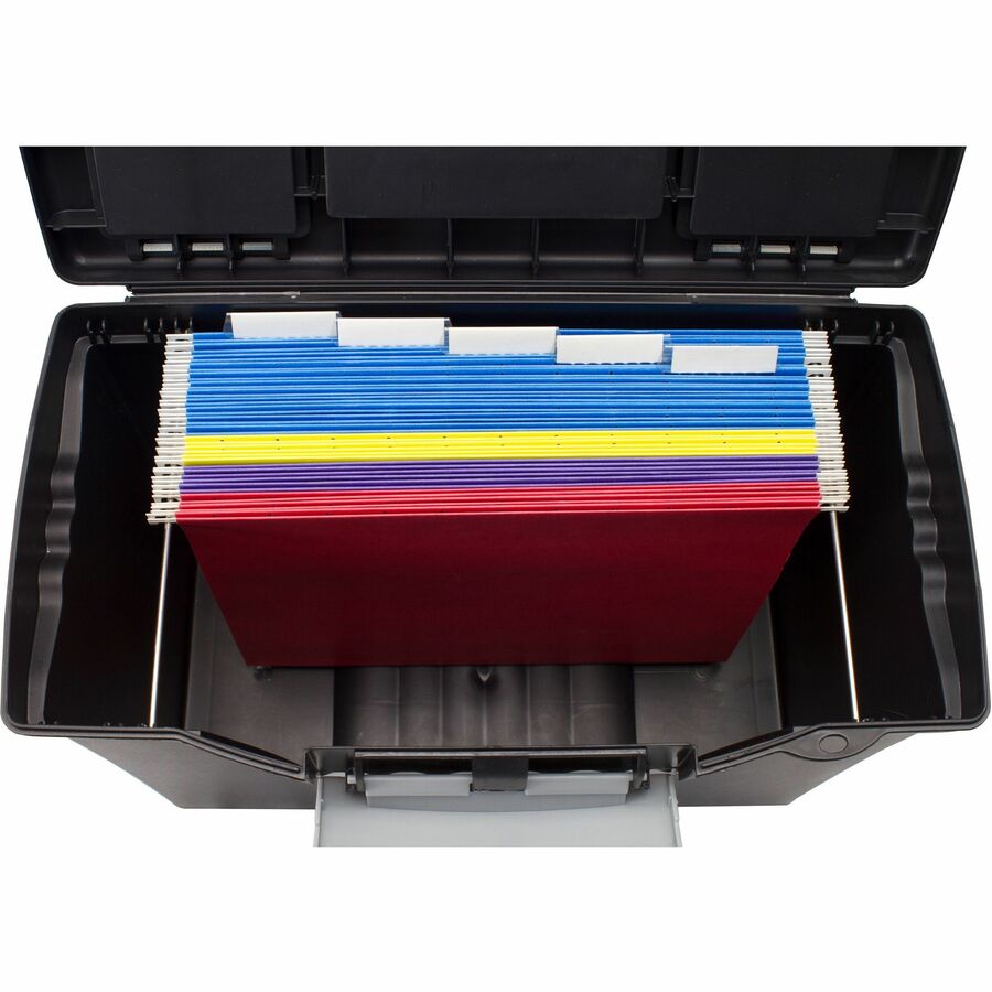 Storex Portable File Storage Box - Top