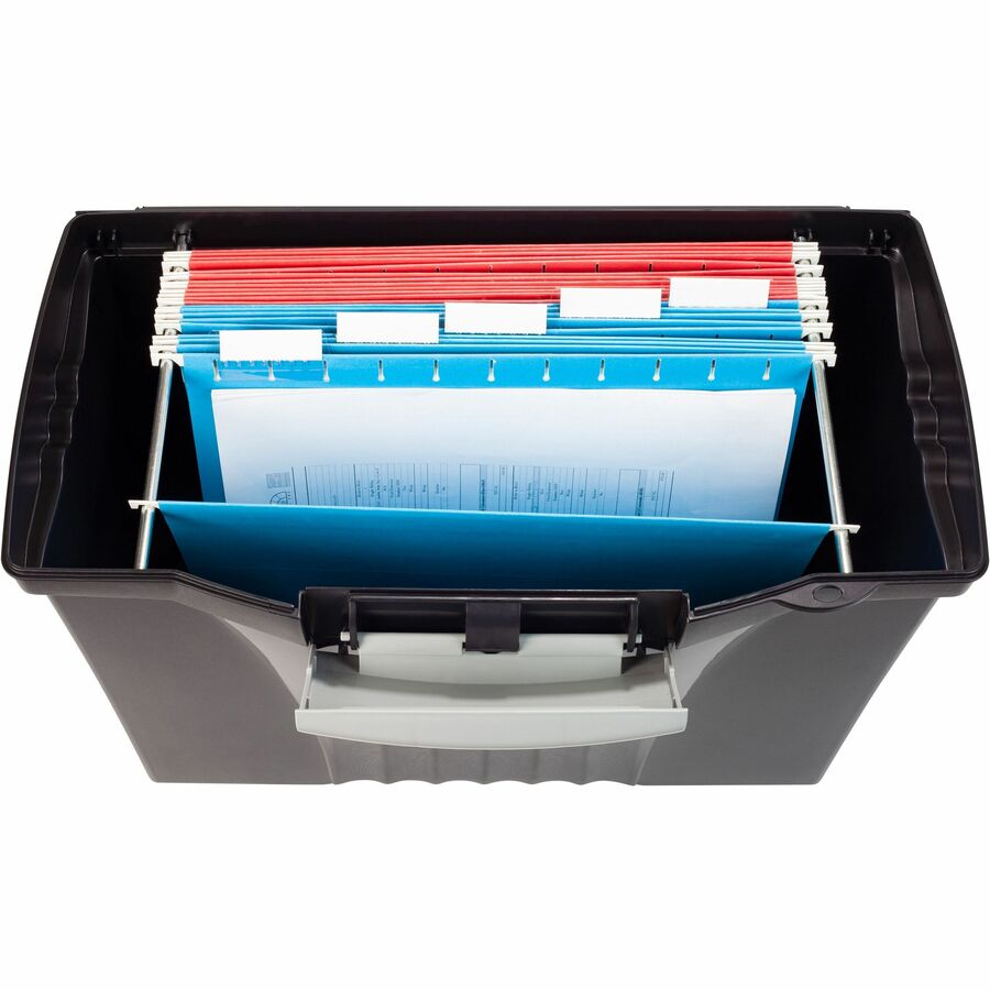Storex Portable File Storage Box - Right