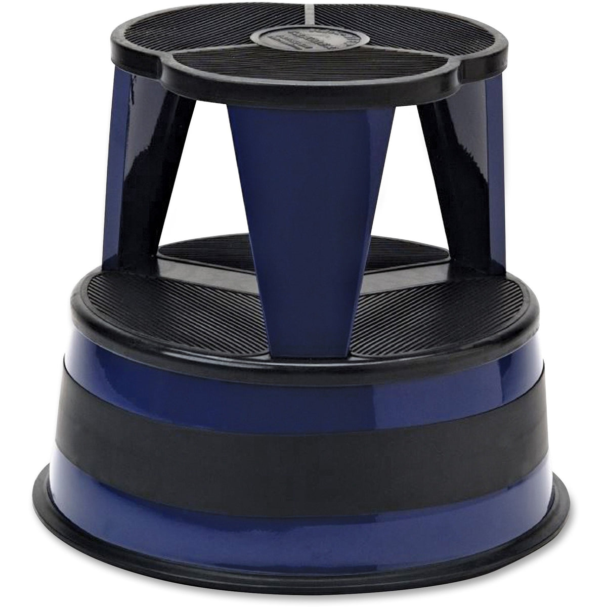 Kik-Step Original All-Steel Stool - 350 lb Load Capacity - 16" Length x 16" Width x 14.3" Height - Blue