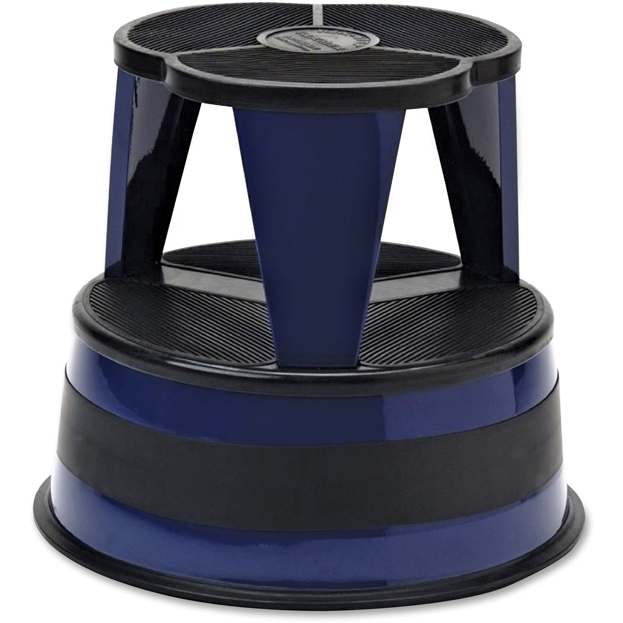 Kik-Step Original All-Steel Stool - 350 lb Load Capacity - 16" Length x 16" Width x 14.3" Height - Blue