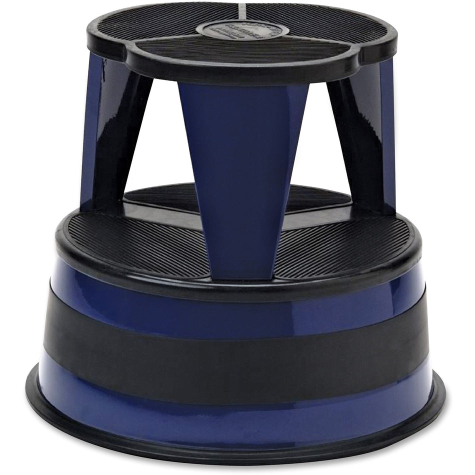 Kik-Step Original All-Steel Stool - 350 lb Load Capacity - 16" Length x 16" Width x 14.3" Height - Blue