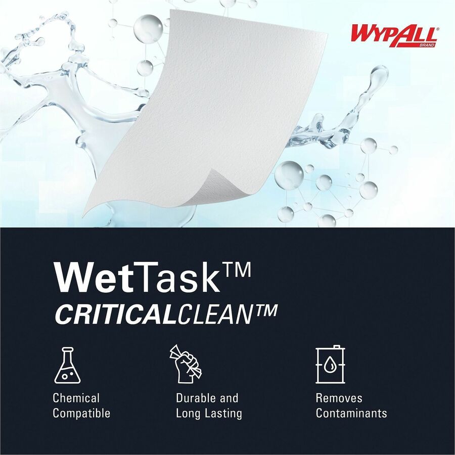 Wypall CriticalClean WetTask Wipers & Bucket - Top