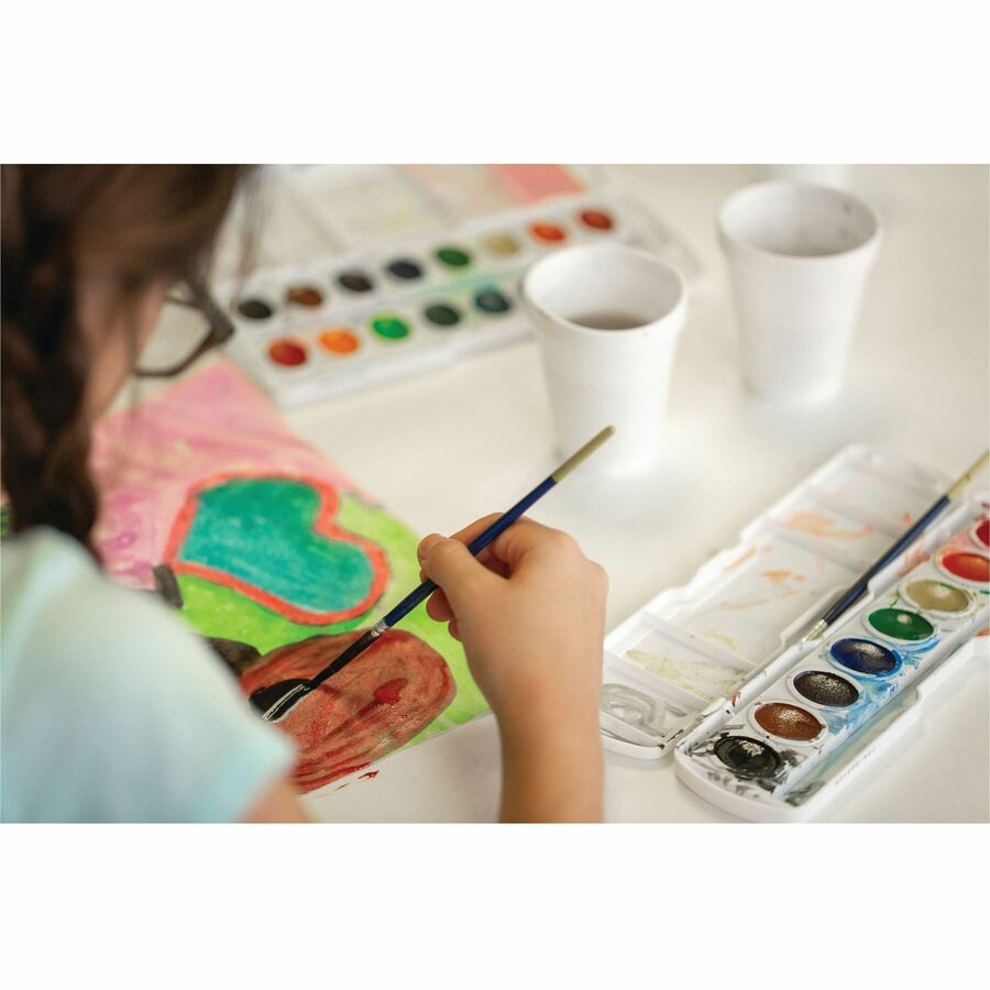 UCreate Watercolor Paper - 9" x 12" - 90 lb Basis Weight - Vellum - Sustainable Forestry Initiative (SFI) - Acid-free - White - 50 / Pack