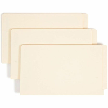 Smead Straight Tab Cut Letter Recycled Fastener Folder - 8 1/2" x 11" - 3/4" Expansion - 2 x 2S Fastener(s) - 2" for Folder - 11 pt. - 2 Plys - Manila - Reinforced Tab - 10% Recycled - 50 / Box