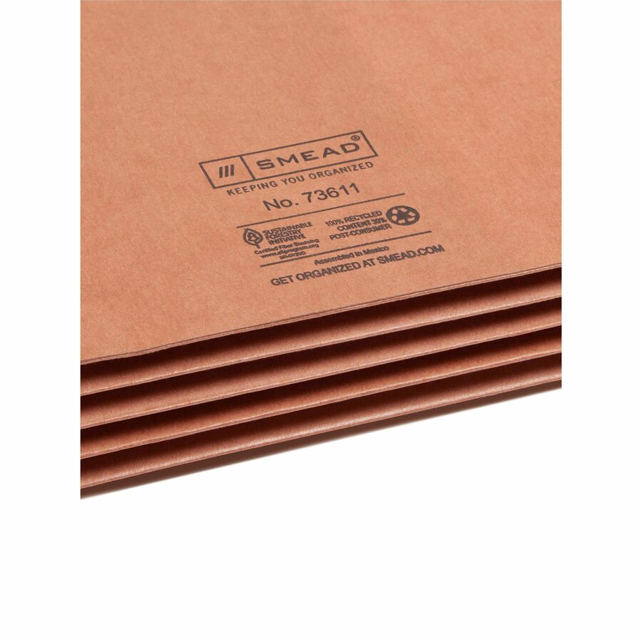 Smead Straight Tab Cut Legal Recycled File Pocket - Alternate-Image4
